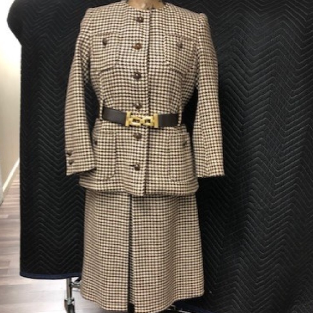 Vintage Boutique Valentino, w/ Christian Dior Belt